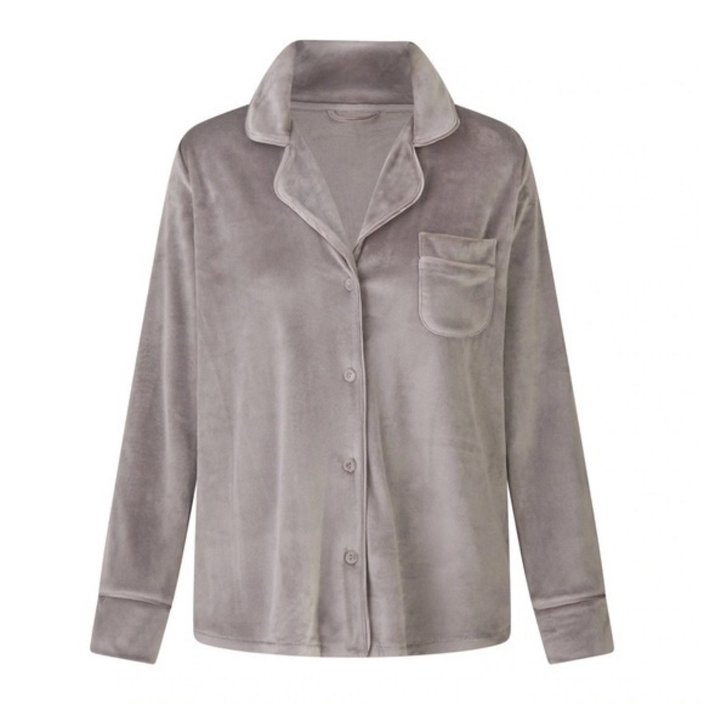 NWT Skims Velour Pajama Shirt